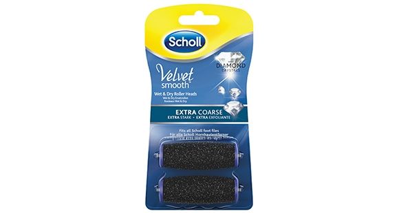 Scholl Velvet Smooth™ Wet&Dry Ersatzrollen - Extra Stark