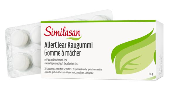 Similasan AllerClear Kaugummi gesund-gekauft.ch