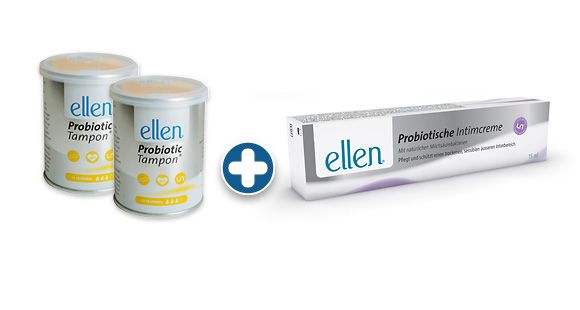 Set Ellen Spezial, 2x Tampons plus Intimcreme
