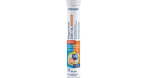 tetesept Magnesium 335 + Vitamin D3 Immun Brausetabletten