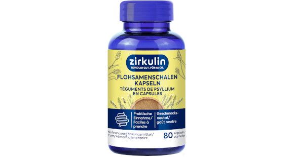 zirkulin Flohsamenschalen 80 Kapseln