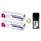 Parodentosan Set, 2x Zahn- und Zahnfleischpasta + GRATIS Mundspray