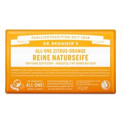 Dr. Bronner‘s Bar Soap Zitrus Orange
