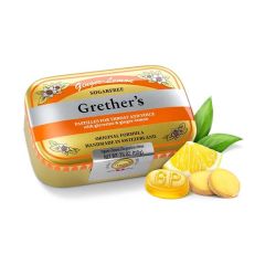 Grether's Ginger Lemon Pastillen zuckerfrei, Dose