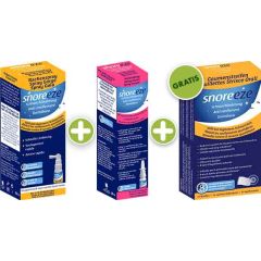 Set Snoreeze Anti-Schnarch mit Gratis Gaumenstreifen