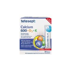 tetesept Calcium 600 + D3 + K - Sticks