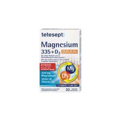 tetesept Magnesium 335 + Vitamin D3 Immun Tabletten
