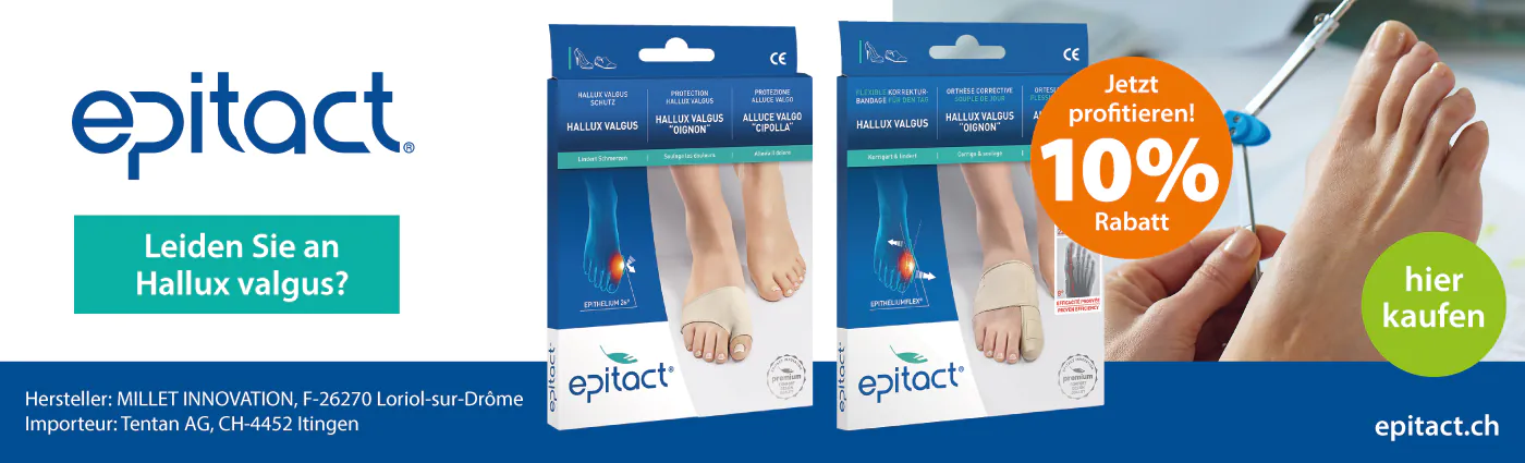 Epitact Hallus-valgus 10% Rabatt 2026